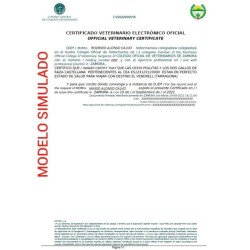 Certificado Vet. Electrónico OCV