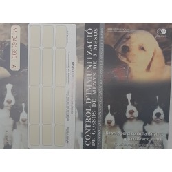 Control inmun.perros menos 3 meses, nº. 0605291A al 0605300A